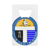 タルサ (オクラホマ州) クレジットカード栓抜き (裏面)