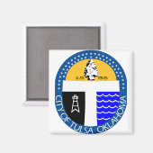 タルサ, オクラホマ州 マグネット (正面/裏面)