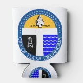 タルサ, オクラホマ州 缶クーラー (裏面)