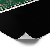 タルサ・オクラホマ衛星ポスターマップ ポスター (角)