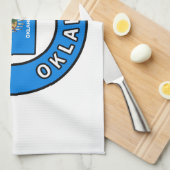 タルサ・オクラホマ キッチンタオル (四つ折り)