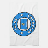 タルサ・オクラホマ キッチンタオル (縦)