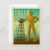 タルサ， OK -油資本 ポストカード (正面/裏面)