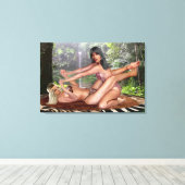 タルザナ体はさみ#1 キャンバスプリント (インサイチュ (ウッドフロア))