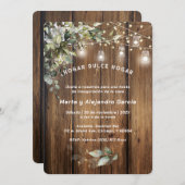 タルジェタスデインビタシオンパラインプレタシオンカーサ 招待状 (正面/裏面)