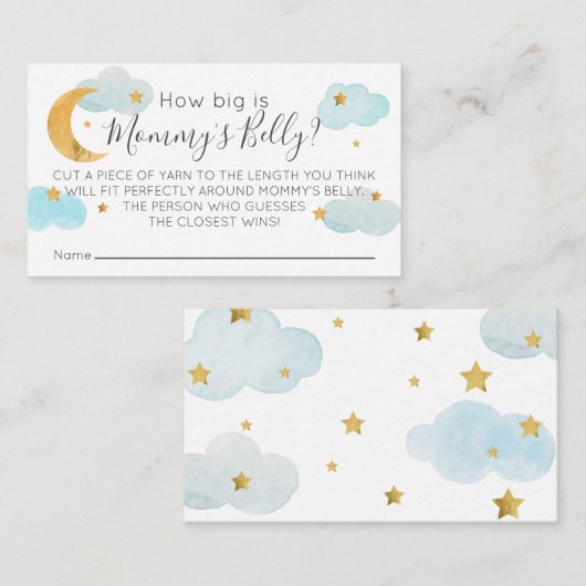 タルジェタデレセプシオンムーン&スターズブルー エンクロージャーカード (正面/裏面)