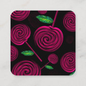 タルジェタデヴィシタパステレリア スクエア名刺 (裏面)