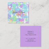 タルジェタデヴィシタマリポサス スクエア名刺 (正面/裏面)