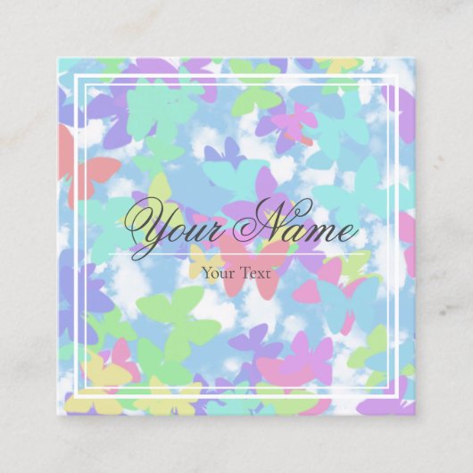 タルジェタデヴィシタマリポサス スクエア名刺 (正面)