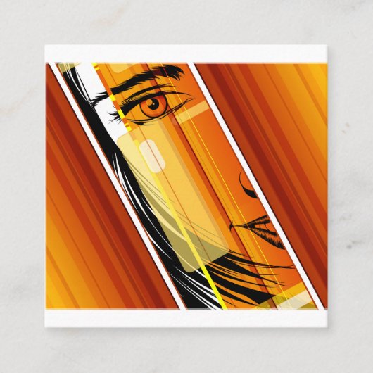 タルジェタデヴィジタ スクエア名刺 (正面)