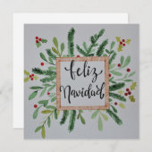 タルジェタ・デ・ナビダ・アクアレラ シーズンカード (正面/裏面)