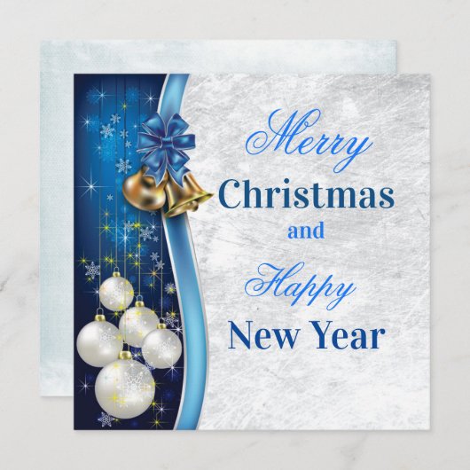 タルジェタ・デ・ナヴィダッド・アズール シーズンカード (正面/裏面)