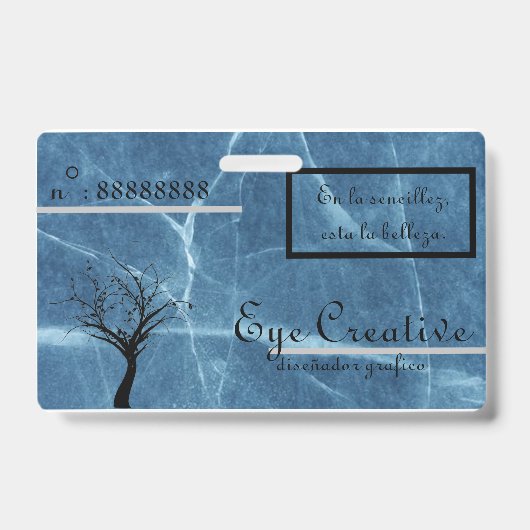 タルジェタ・デ・プレゼンテーション[アイクリエイティブ] バッジ (表面)