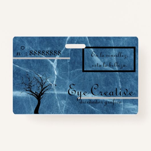 タルジェタ・デ・プレゼンテーション[アイクリエイティブ] バッジ (正面)