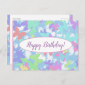 タルジェタ・ポスタル – ハッピーバースデー!-カスタム ポストカード (正面/裏面)