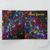 タルジェタ – Feliz Cumpleanos – トダス・ルーセス・アン・カラー カード (内部)