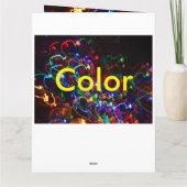 タルジェタ – Feliz Cumpleanos – トダス・ルーセス・アン・カラー カード (裏面)