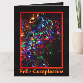 タルジェタ – Feliz Cumpleanos – トダス・ルーセス・アン・カラー カード