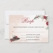 タルジェタRSVPマリアチチャラウォーターカラーカード サンキューカード (正面)