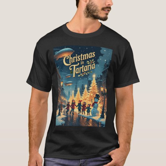 タルタリアのクリスマス陰謀論Tシャツ Tシャツ (正面)