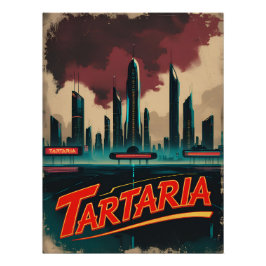 タルタリア陰謀論地図ポスター ポスター