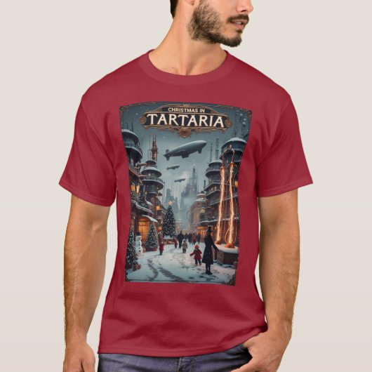 タルタリア陰謀論Tシャツ | 失われた歴史デザイン Tシャツ (正面)
