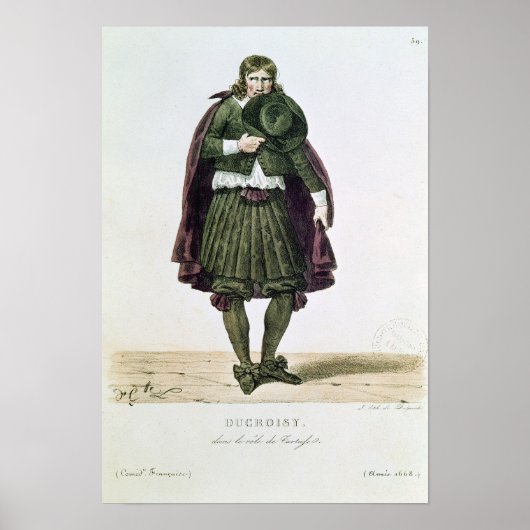 タルツフの肩書きのデュクロワジー ポスター (正面)