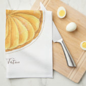 タルテタチン水彩画 キッチンタオル (四つ折り)