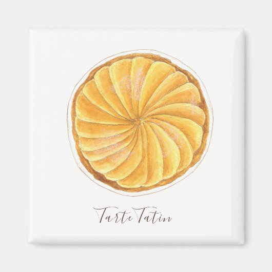 タルテタチン水彩画 マグネット (正面)