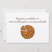 タルテタティンアップルタートパイブライダルシャワーパーティー 招待状 (裏面)