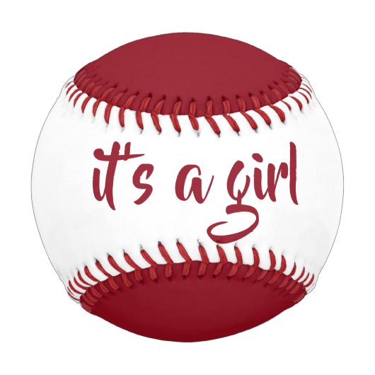 タルデザインニュージーランドの女子野球だ 野球ボール (裏面)