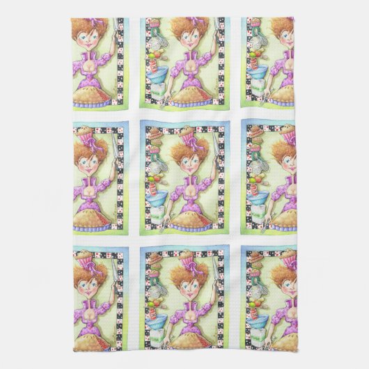 タルトの女王 キッチンタオル (縦)