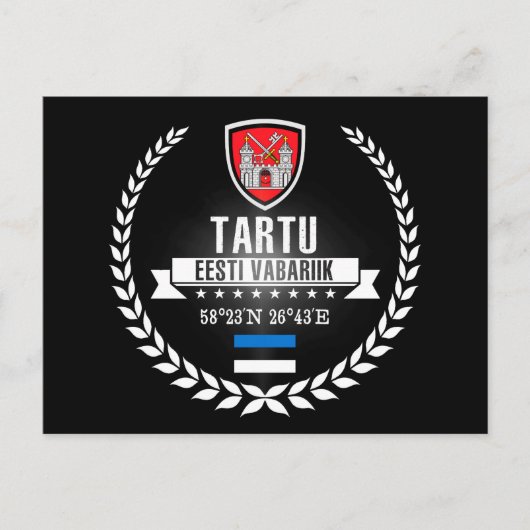 タルトゥ ポストカード (正面)