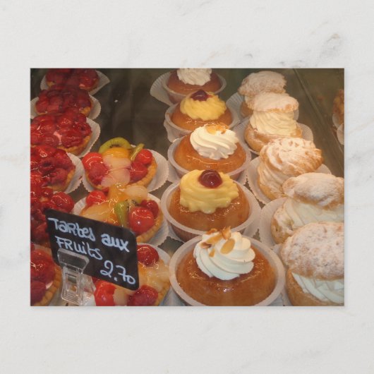 タルトオフルーツ – ペストフランスのリー ポストカード (正面)