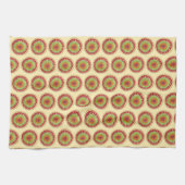 タルトオーフルーツフルーツタートパイフランスのペストリー キッチンタオル (横)