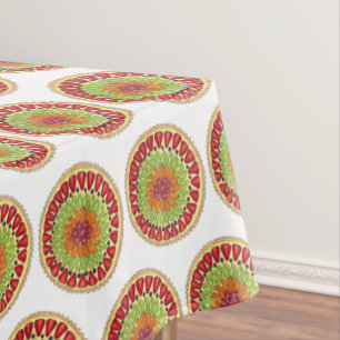 タルトオーフルーツフルーツタートパイフランスのペストリー テーブルクロス