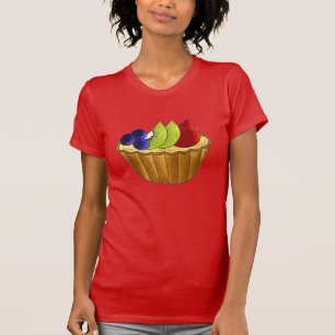 タルトオーフルーツフルーツタートパティシエフランスのシェフ Tシャツ