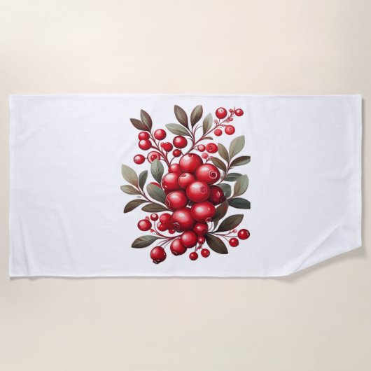 タルト&おいしいスーパーフルーツクラシックTシャツ ビーチタオル (正面)