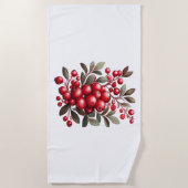 タルト&おいしいスーパーフルーツクラシックTシャツ ビーチタオル (正面)