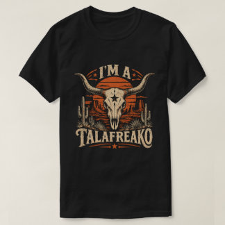 タルフレアコです – ビンテージ ウエスタン ロングホーン スカル Tシャツ