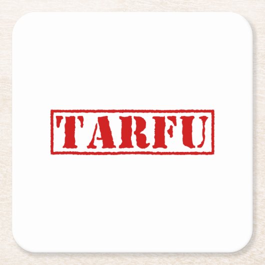 タルフ スクエアペーパーコースター (正面)