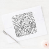 タルベインスパイアラパターン スクエアシール (封筒)