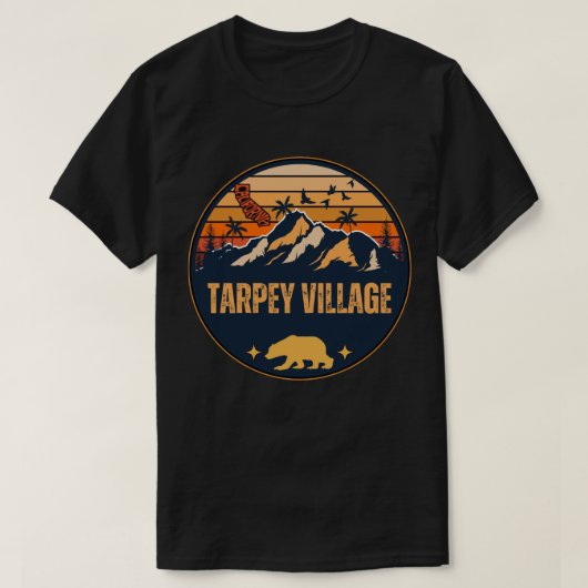 タルペイ・ビレッジ, カリフォルニア Tシャツ (デザイン正面)