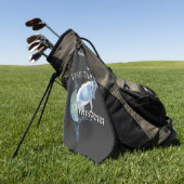 タルポンパーソナライズされたウィスパーラダーク魚釣りタオル ゴルフタオル (グリーン)