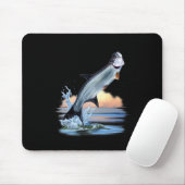 タルポンフィッシュ淡水野生生物狩り魚釣りA マウスパッド (マウス)