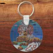 タルポン春スポンジダイバームラルキーチェーン キーホルダー (正面)