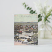 タルポン春フロリダヴィンテージ写真 ポストカード (スタンド正面)