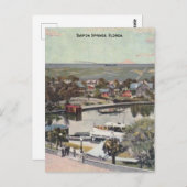 タルポン春フロリダヴィンテージ写真 ポストカード (正面/裏面)