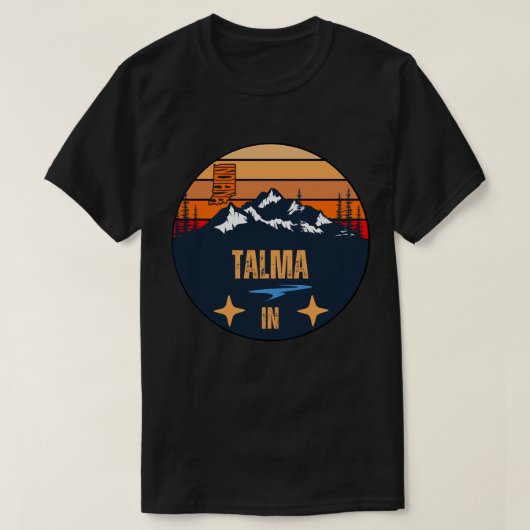 タルマ,インディアナ州 Tシャツ (デザイン正面)