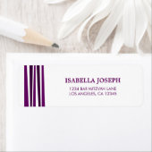 タルライトバー（ユダヤ教の）バル・ミツバー差出人住所ラベル ラベル (インサイチュ)